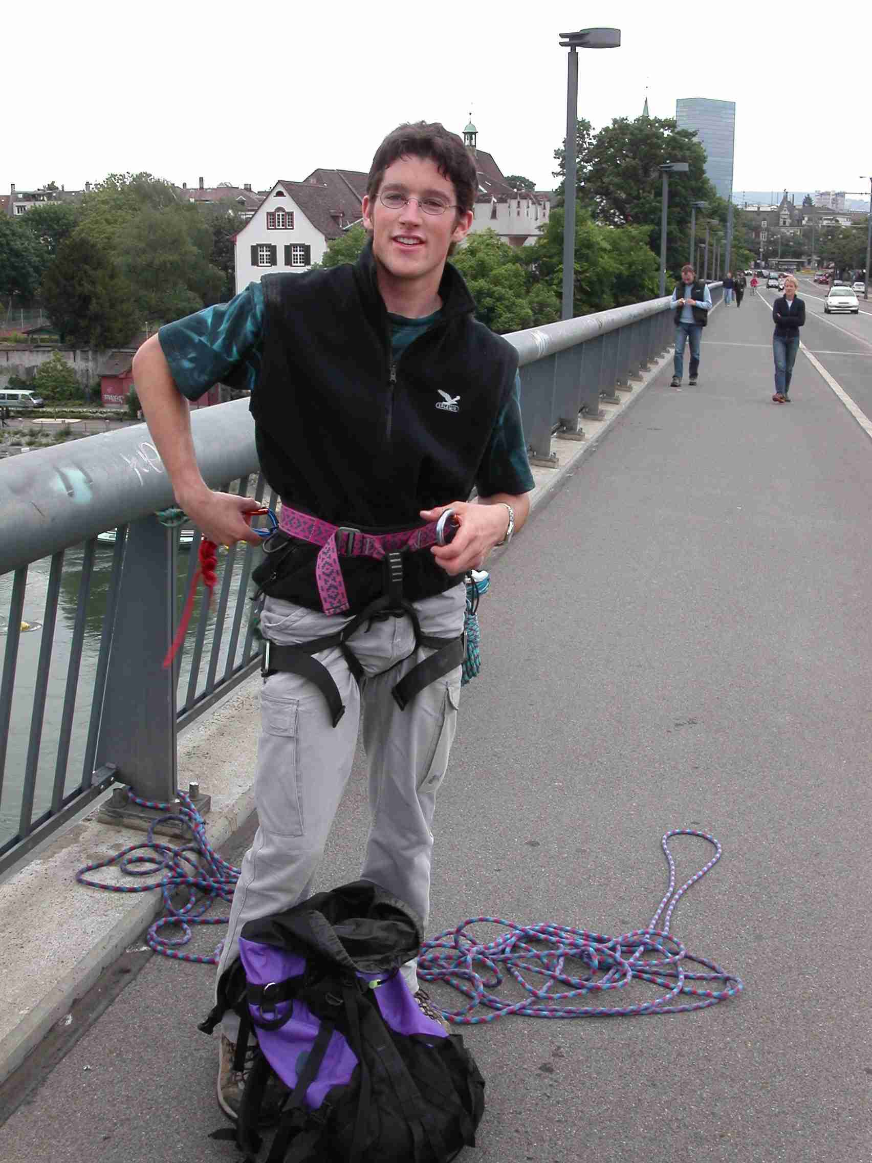 abseiling